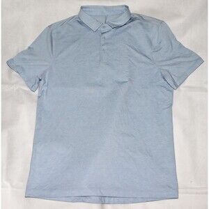 Lululemon Men's Performance Golfer Outdoors Preppy Casual Polo Shirt Size Medium